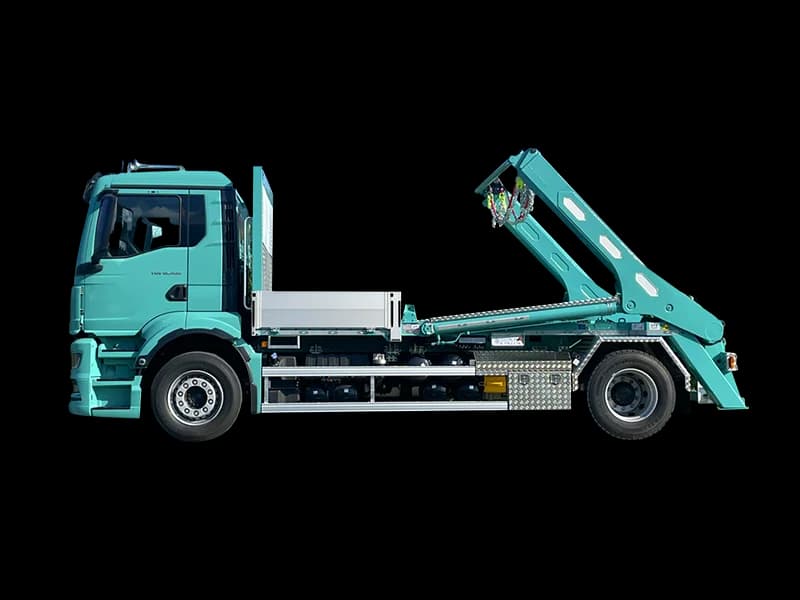 Knickarm-Absetzkipper GIGANT 180T/K Flat